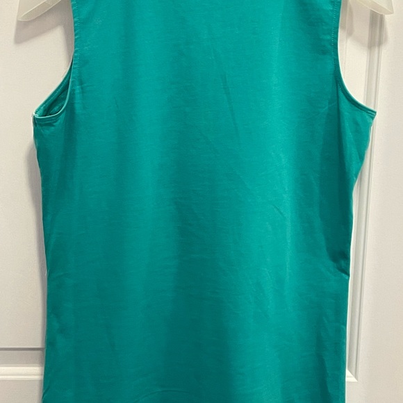 Ann Taylor ombré tank with blue-teal chiffon layers - Picture 6 of 6